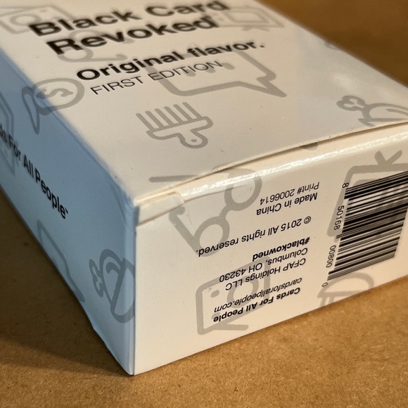 Black Card Revoked Original Flavor First Edition Card Game - Picture 5 of 8